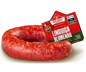 LINGUIÇA BLUMENAU Olho Embutidos e Defumados